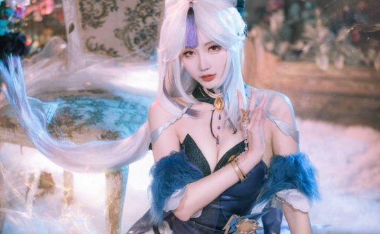 如月灰cos凝光 | 如月灰_原神·凝光 纱中幽兰cos作品 [11P-142MB]