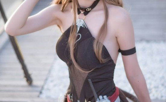 阳炎型小菠萝cos天火 | 阳炎型小菠萝_明日方舟·天火泳装cos作品 [20P-195MB]