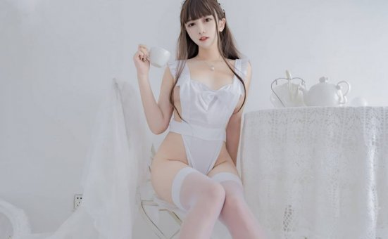 过期米线线喵cos女仆 | 过期米线线喵_居家·2020围裙cos作品 [31P-63MB]