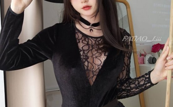 迷之呆梨cos女魔法师 | 迷之呆梨_女魔法师·黑色蕾丝cos作品 [116P-278MB]