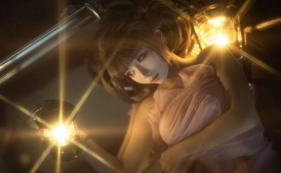 蠢沫沫cos_粉透睡衣 | 蠢沫沫_四月T3·是谁照亮她cos作品 [44P-373MB]