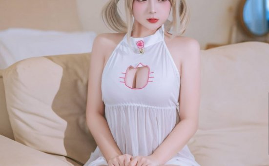 日奈娇cos波斯猫 | 椎名莜(日奈娇)_波斯猫·白色纯欲cos [120P-1.85GB]