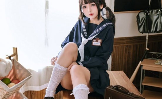 椎名莜(日奈娇)_JK系列·补习班cos [135P-2.23GB] | 日奈娇cos JK系列