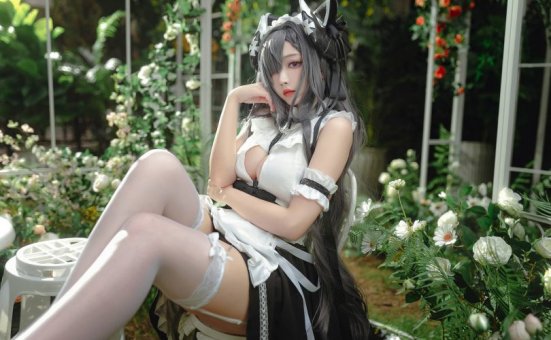 宮本桜cos女仆 | 宮本桜_碧蓝航线·奥古斯特女仆cos作品 [20P-264MB]