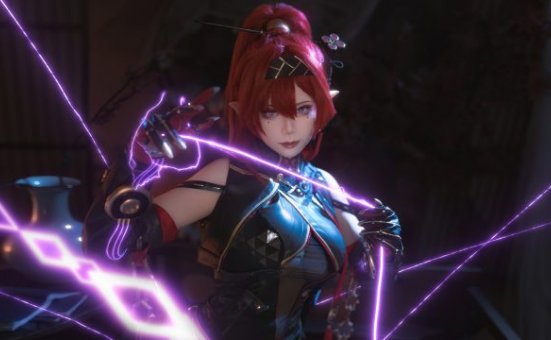 鸣潮COSPLAY:Hazelnut_榛子带你领略冷艳杀手吟霖的魅力