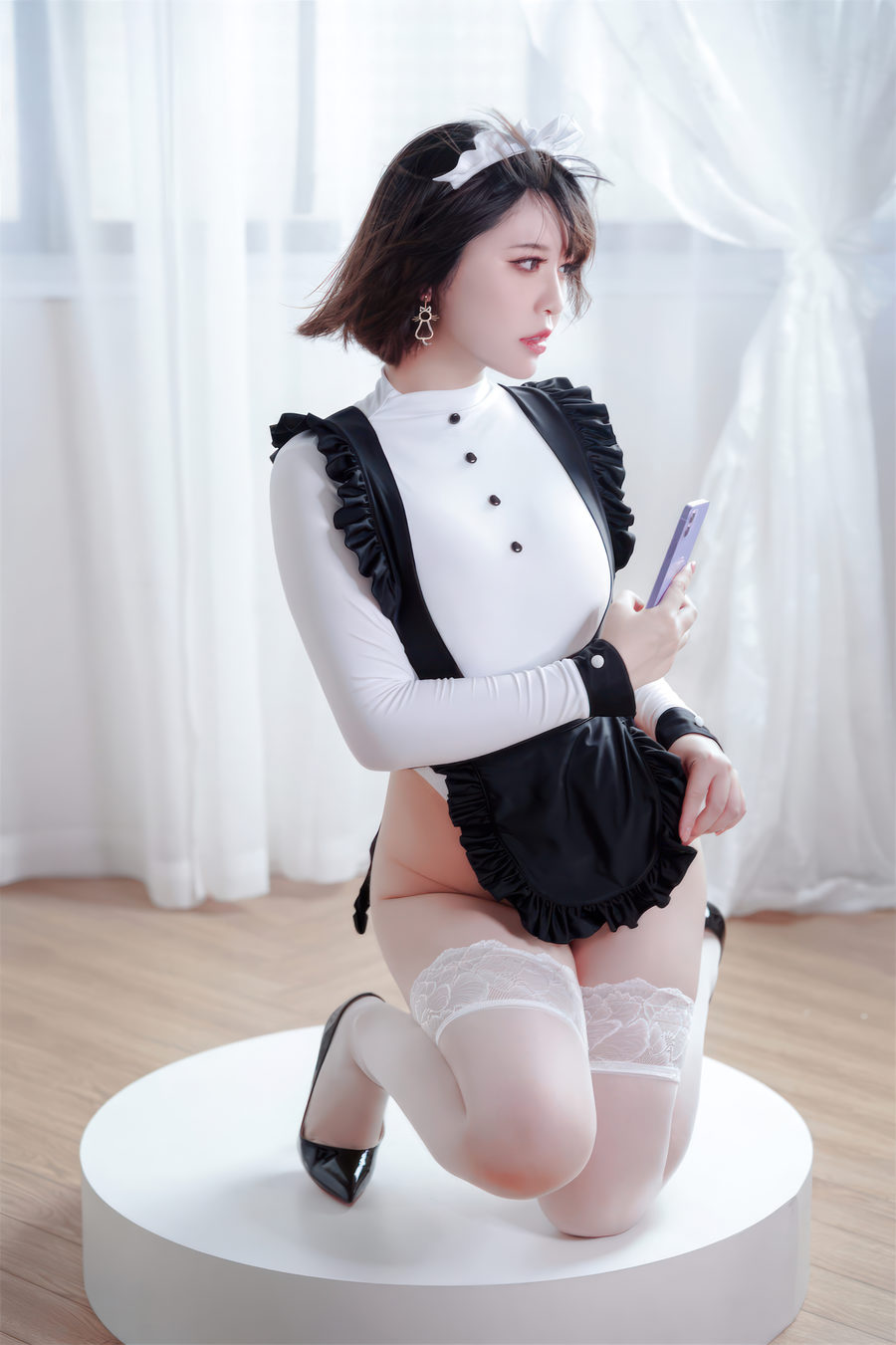 半半子纯白女仆,彰显最有魅力女仆