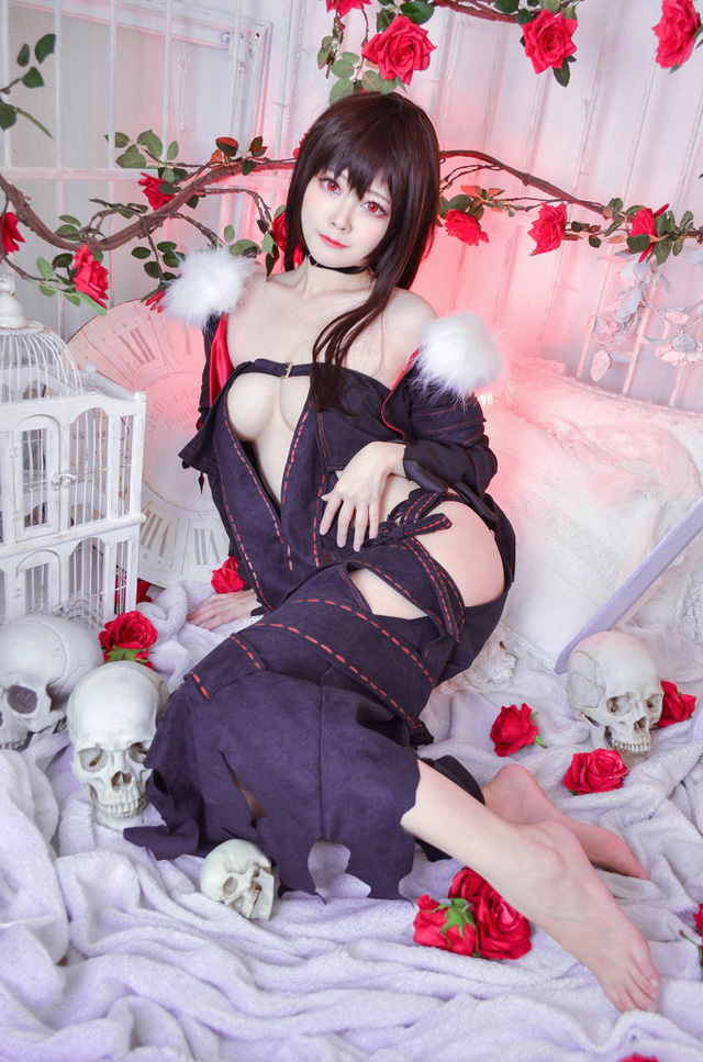 Arty亚缇cos虞姬 | Arty亚缇在《Fate/Grand Order》cos“虞美人”虞姬