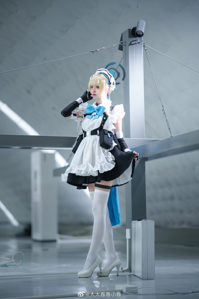 [碧蓝档案]大大卷卷小卷cos飞马鸟时，展现了五号特工的酷帅迷人