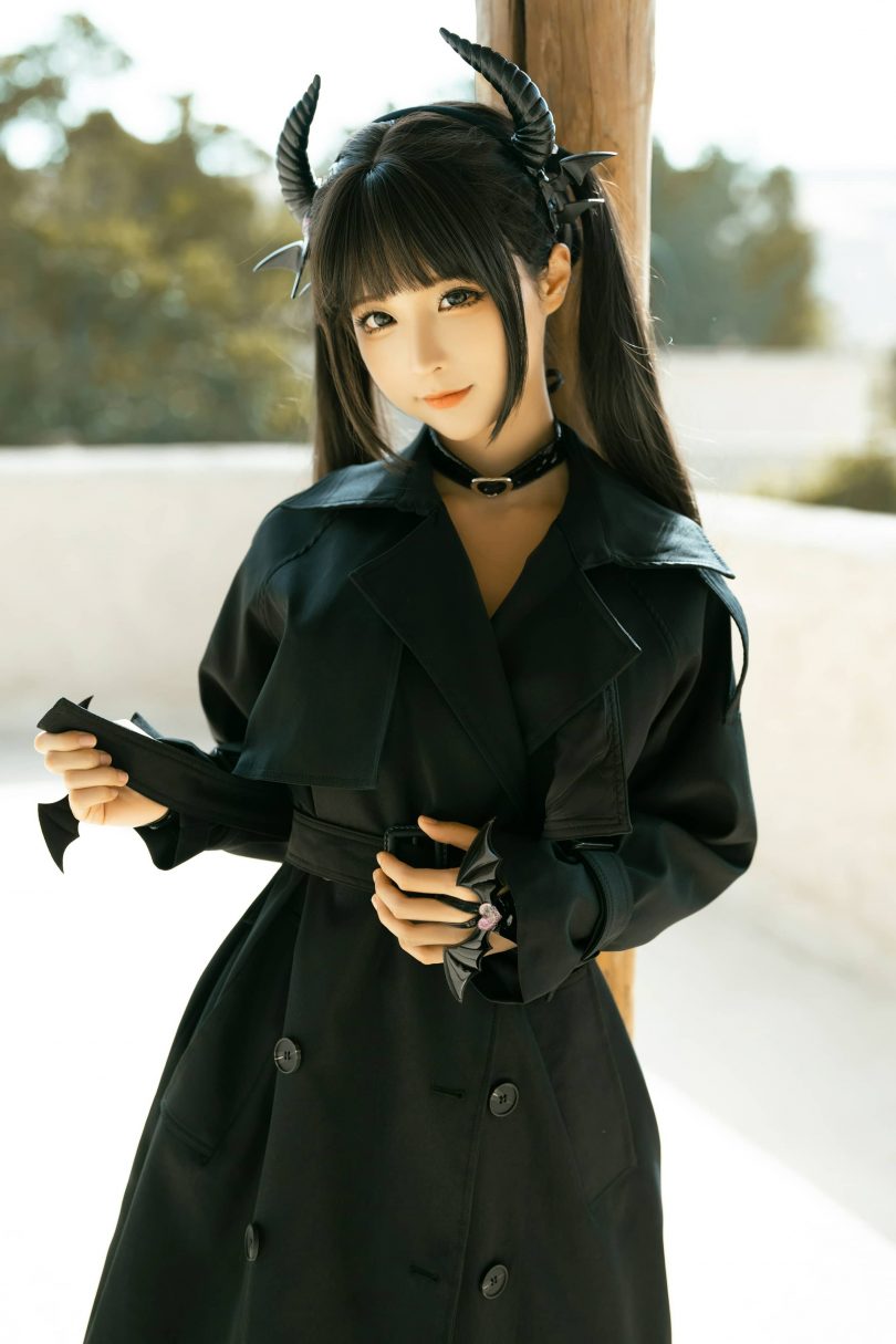 蠢沫沫独特的COSPLAY,展现神秘迷惑的魅魔之美