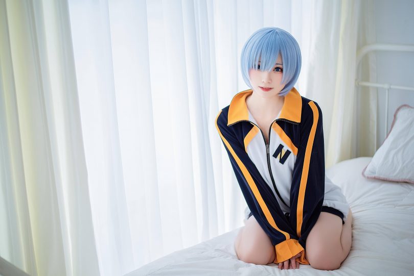 Kitaro绮太郎_蕾姆·运动服cos作品 | Re:从零开始的异世界生活