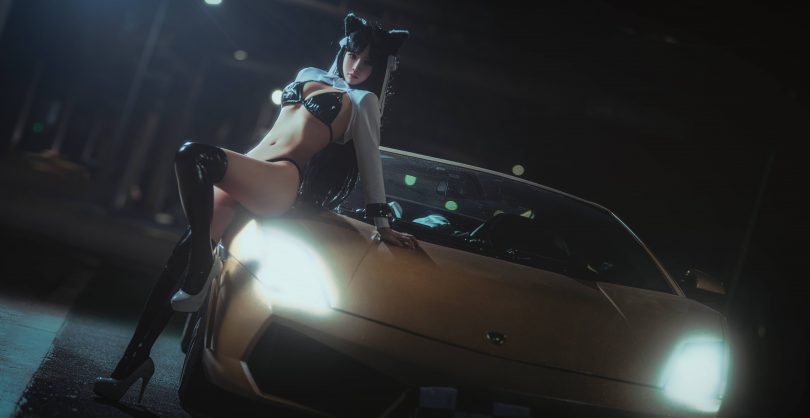 中岛莫之子i cos爱宕 | 中岛莫之子i _碧蓝航线·爱宕车女郎cos作品 [22P-404MB]