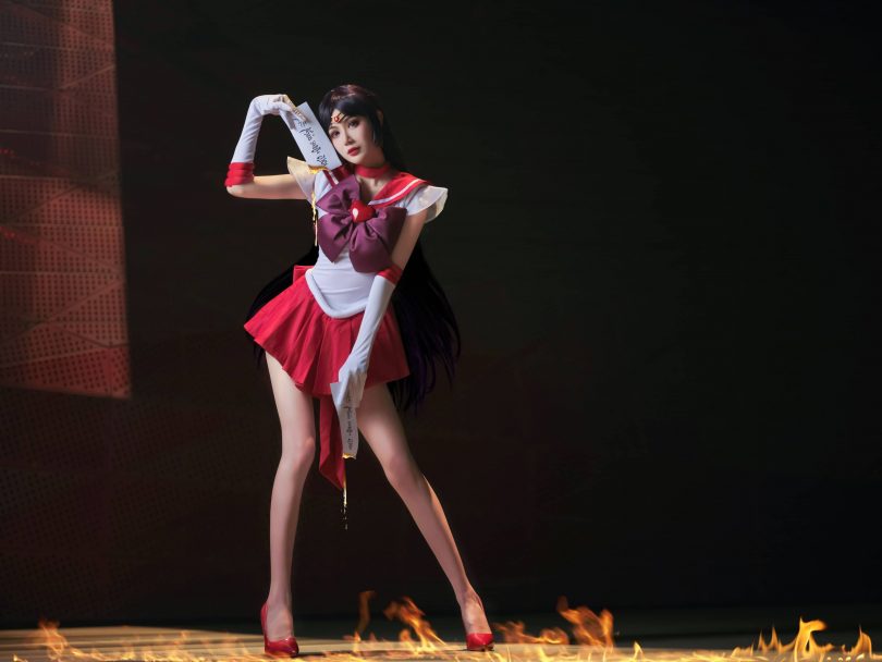 一米八的大梨子cos火野丽 | 一米八的大梨子_美少女战士·火野丽cos [47P-644MB]