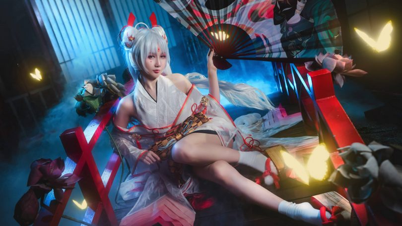 如月灰cos不知火 | 如月灰_阴阳师·不知火cos作品 [19P-141MB]