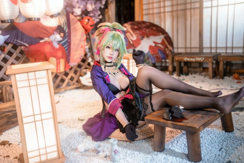 七七娜娜子cos久岐忍 | 七七娜娜子_原神·久岐忍同人cos作品 [41P9V-323MB]