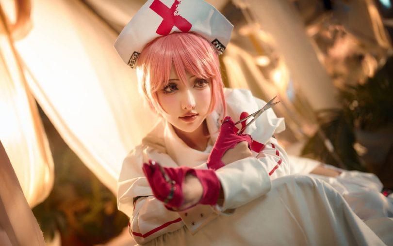 紫氯氯cos安 | 紫氯氯_无期迷途·安 护士cos作品 [13P-35MB]