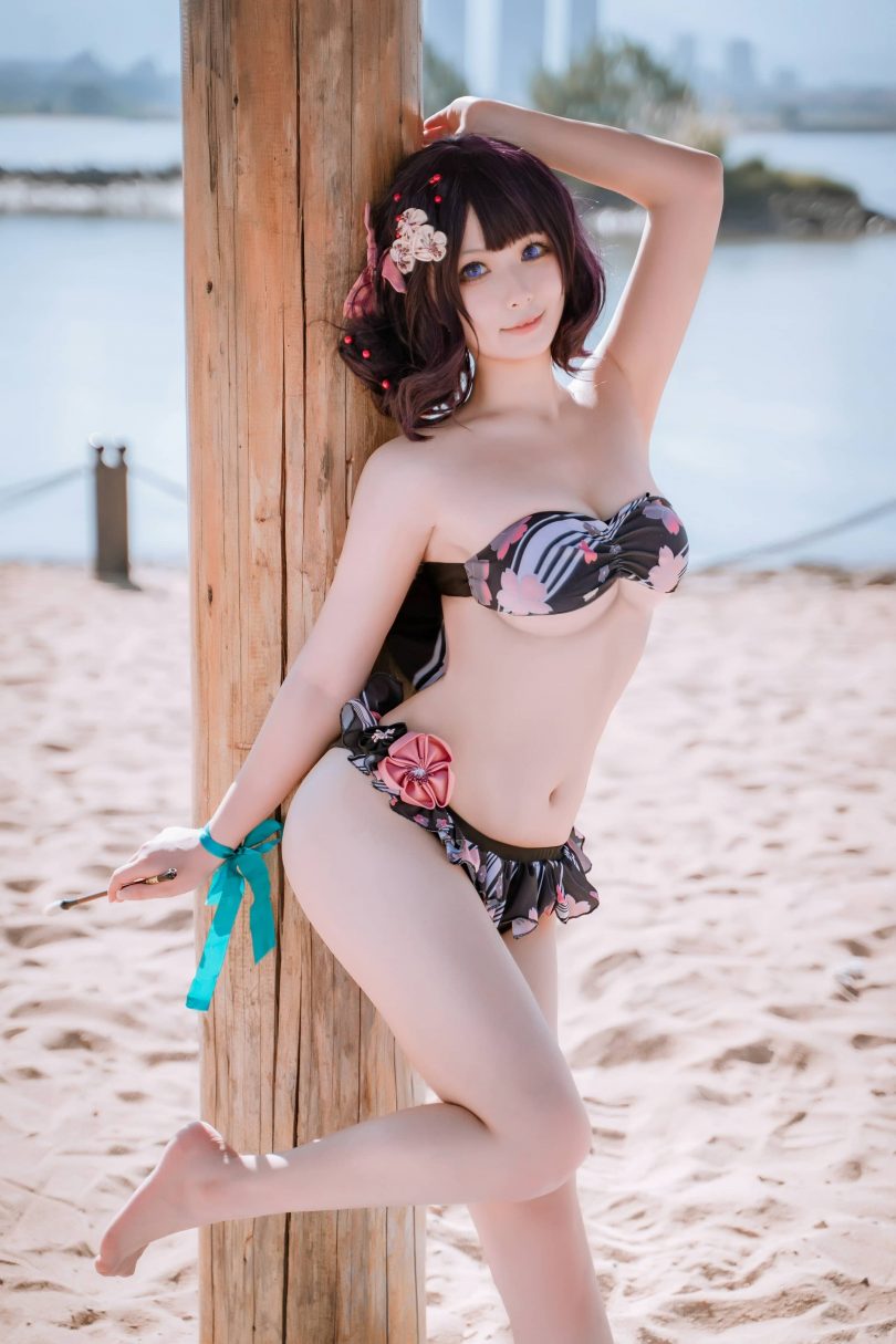 w百合欧皇子w cos葛饰北斋 | w百合欧皇子w_FGO·葛饰北斋 泳装cos [21P-239MB]