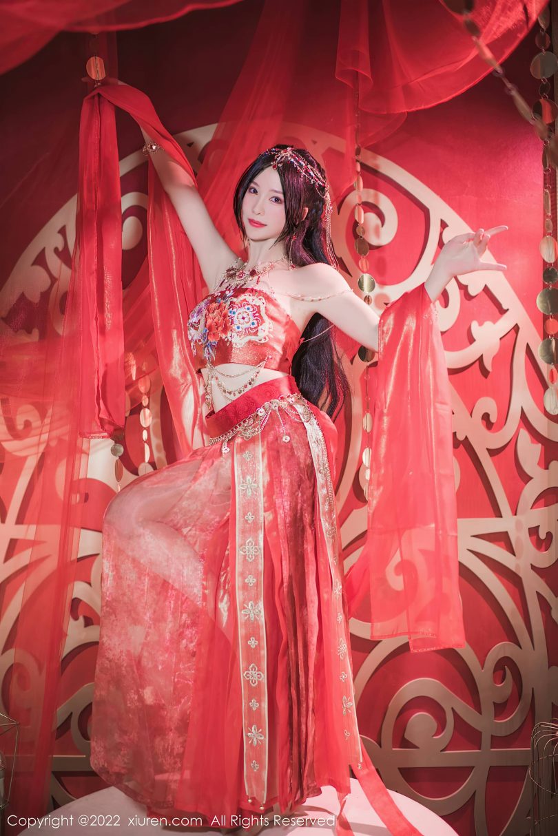 抖娘-利世cos_红裙舞姬 | 抖娘利世_情迷红色·红裙舞姬cos [64P-703MB]