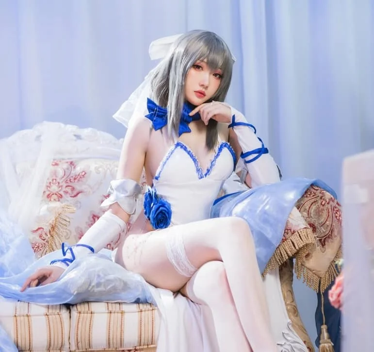 瓜希酱最新路易九世礼服, 大凤jk和玉藻前cos图片