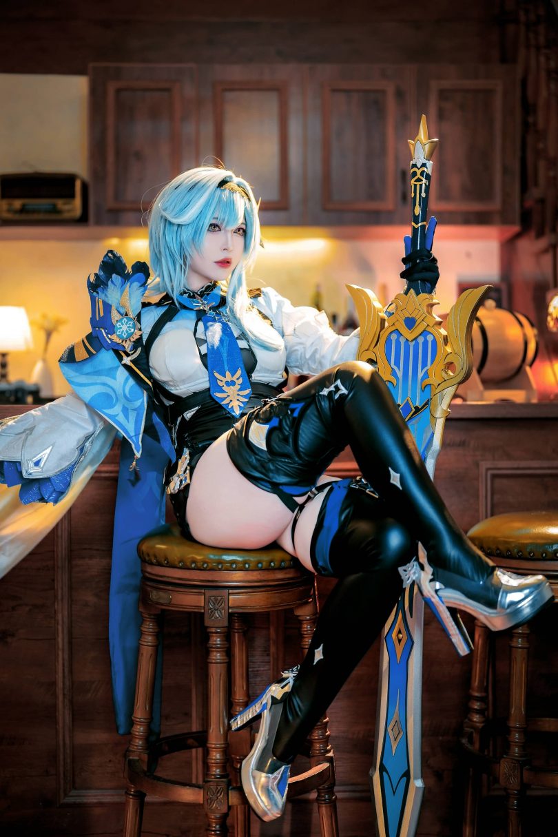 半半子cos优菈 | 半半子_BANBANKO·原神优菈cos作品 [76P7V-472MB]