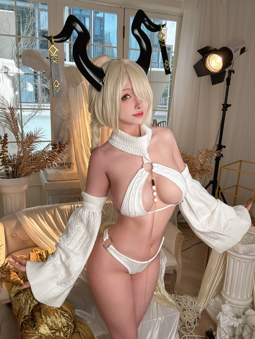 肉扣热热子cos尾张 | rioko凉凉子_碧蓝航线·尾张毛衣cos [24P-173MB]