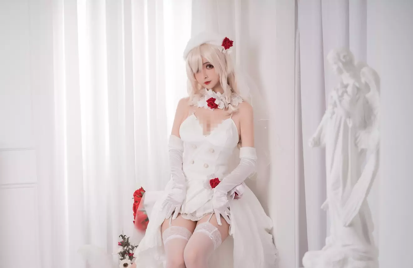 美图欣赏丨Coser_rioko凉凉子-G36c花嫁[25P-245MB]