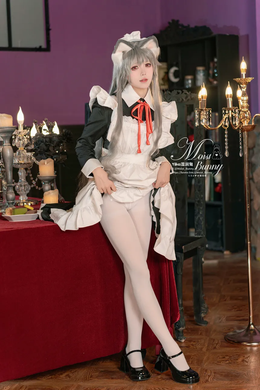 咬一口兔娘(Yiko湿润兔) –  2月月票特典『菲奇子女仆』