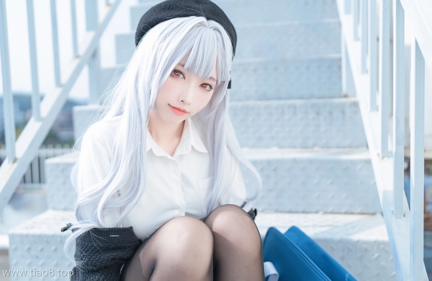 美图欣赏丨Coser宮本桜:NO.021-舰长图 碧蓝航线 斯库拉JK[21P-428MB]