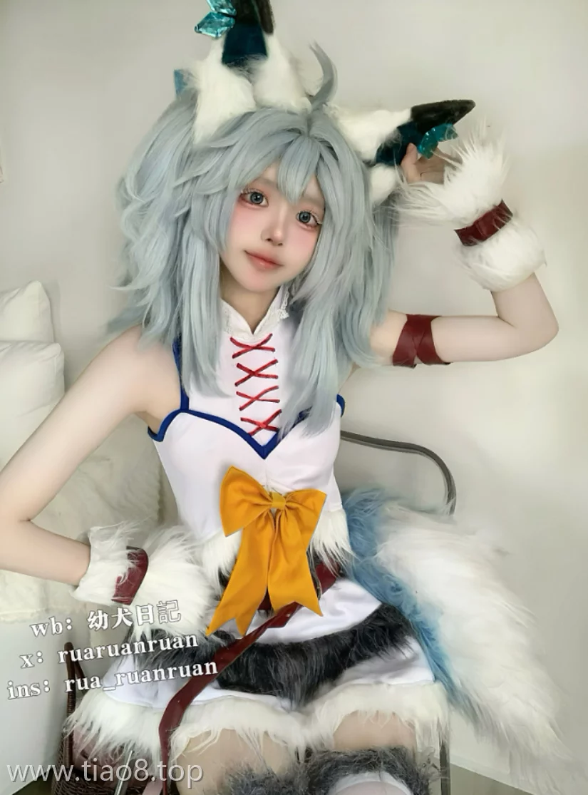 美图欣赏丨Coser_rua阮阮(幼犬日记):NO.018-刹那[18P1V-46MB]