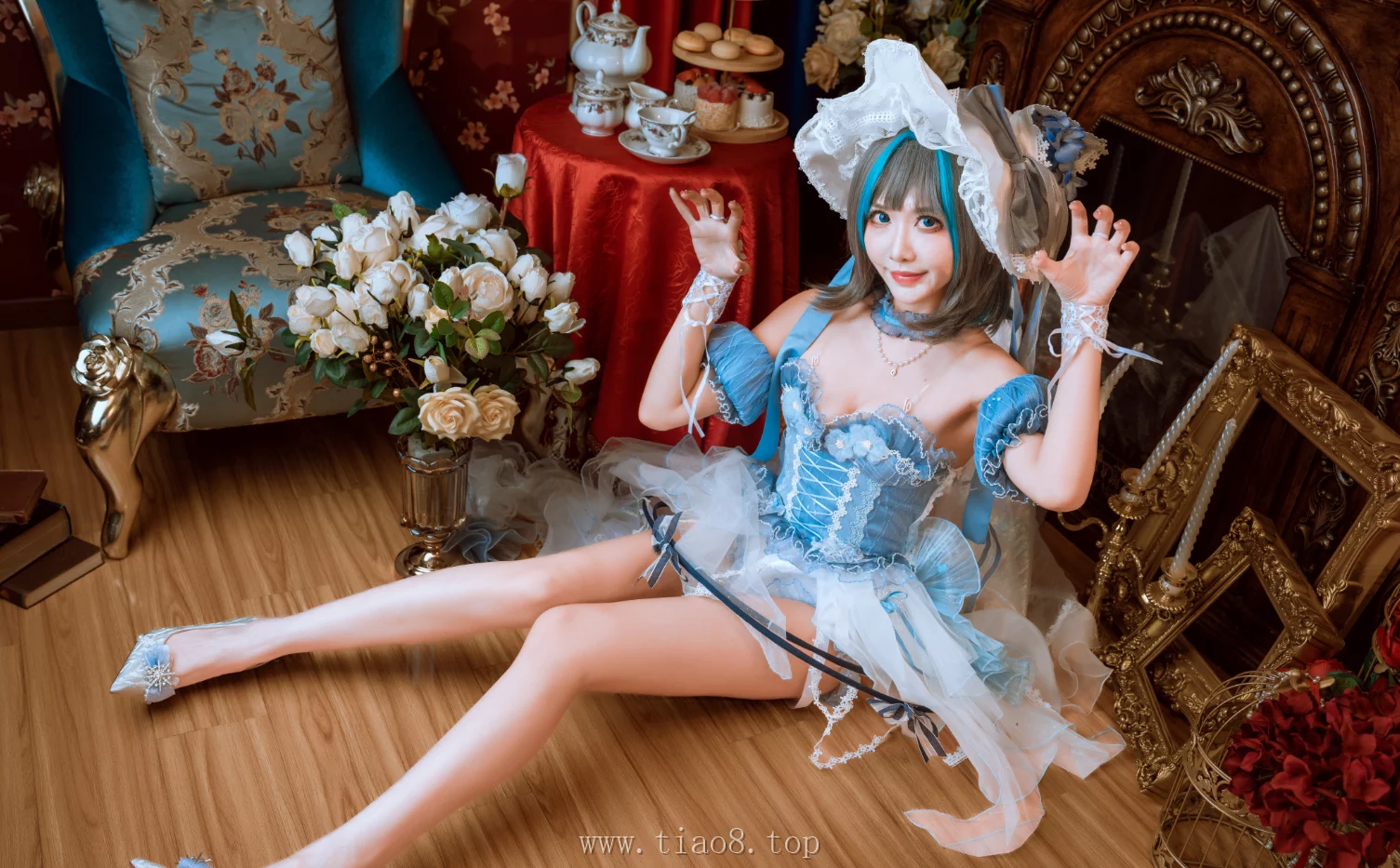 美图欣赏丨Coser源纱希喵喵喵:NO.014-柴郡猫猫[12P-224M]