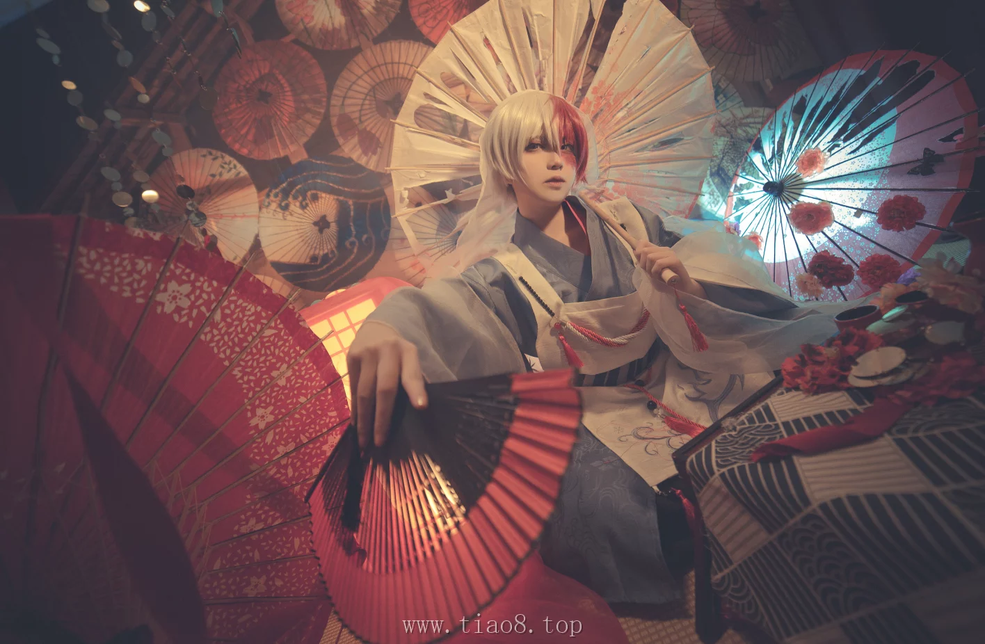 美图欣赏丨Coser渊秧:NO.012-花祭和服[10P-38.38MB]