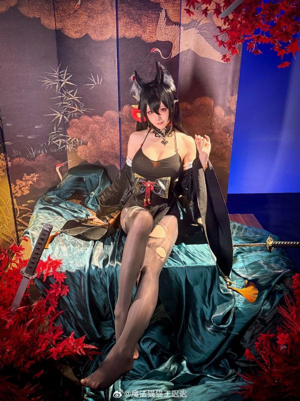 星之迟迟赤城COS：完美捕捉碧蓝航线狐狸精的性感与角色魅力