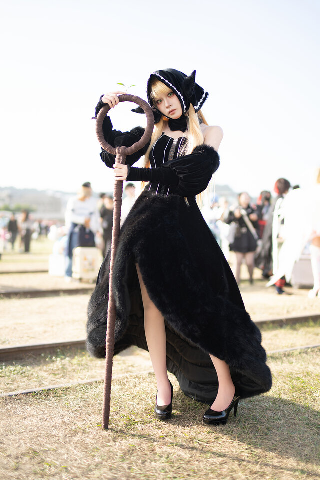 FFK18现场焦点!Kanami玛露希尔COS神秘冷艳的精灵魔法师