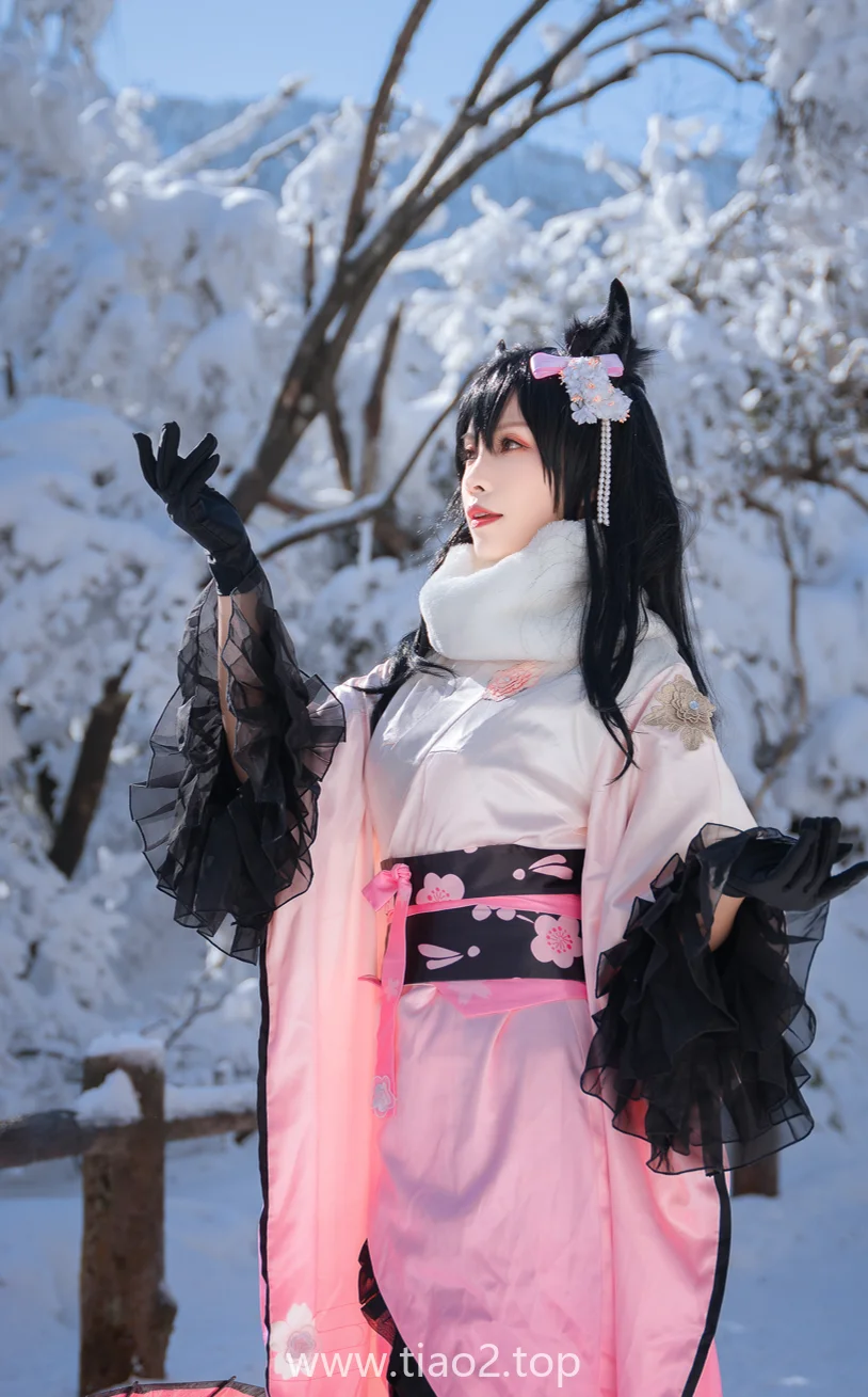 翻完Neko-薇薇这套爱宕和服,才懂什么叫从走路开始改角色